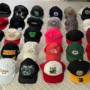 Large collection of 36 Hats/Caps
